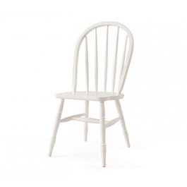 Hanah Home Silla Albero07 Madera de Haya Blanca 47x45x100 cm